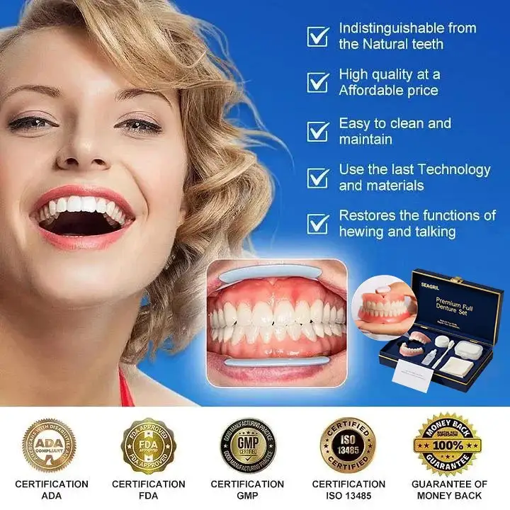 SEAGRIL™ --Advanced Customized Full Denture Set
