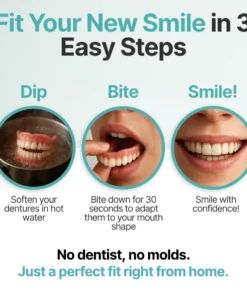 SEAGRIL™ Custom-Fit Full Functional Dentures