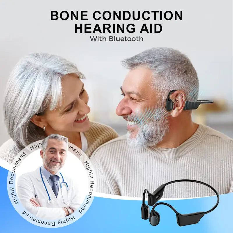 SEAGRIL Bone Conduction Smart Hearing Aid Bluetooth Earphones