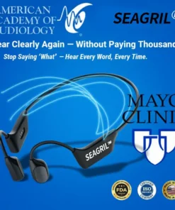 SEAGRIL Bone Conduction Smart Hearing Aid Bluetooth Earphones