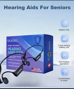 SEAGRIL Bone Conduction Smart Hearing Aid Bluetooth Earphones