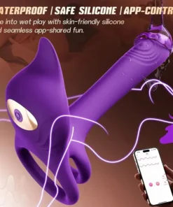 SEAGRIL® Enchanted Girl Luxe Smart Vibrating Ring – App-Controlled Pleasure for Couples