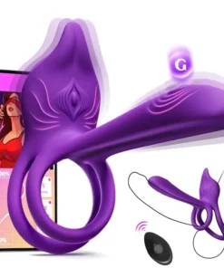 SEAGRIL® Enchanted Girl Luxe Smart Vibrating Ring – App-Controlled Pleasure for Couples