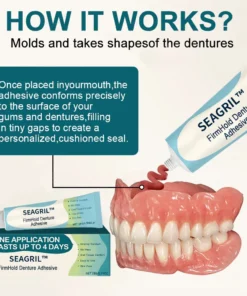SEAGRIL® FirmHold Denture Adhesive