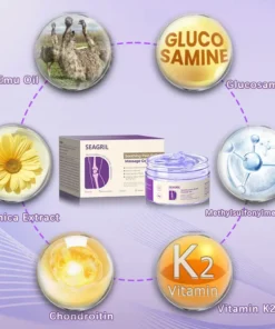 SEAGRIL™ Turmeric Emu Oil Arthritis Relief and Pain Relief Massage Gel Certified by the American Osteopathic Association (AOA)