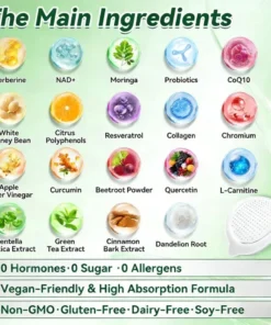 SEAGRIL™ 10-in-1 Micro-Patch Tech Weight Management Skin Support Visible Results