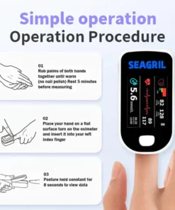 SEAGRIL™ Gen-2 Smart Glucose Monitor-99.9 Accuracy Exclusive Gift TGA Approved
