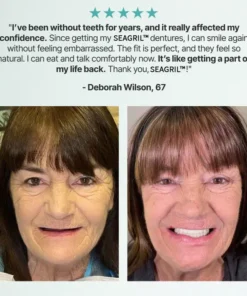 SEAGRIL™ Medical Full Denture with Strong Suctiond