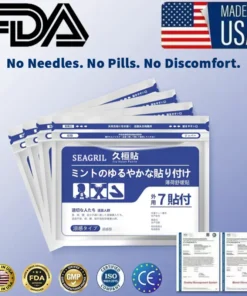 SEAGRIL™ Back Pain Patch Natural Pain Relief Patches for Knee Neck Shoulder and Joint Pain Muscle Soreness Arthritis Relief