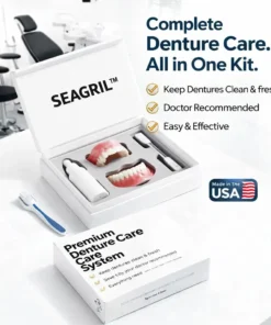 SEAGRIL™ Custom-Fit Full Functional DenturesMake you more confident-Made in the USA FDA-Certified