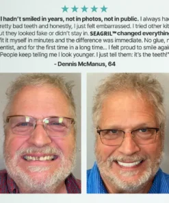 SEAGRIL™ Custom-Fit Full Functional DenturesMake you more confident-Made in the USA FDA-Certified