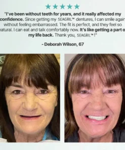 SEAGRIL™ Custom-Fit Full Functional DenturesMake you more confident-Made in the USA FDA-Certified