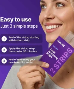 SEAGRIL™ Novora Purple Teeth Whitening Strips