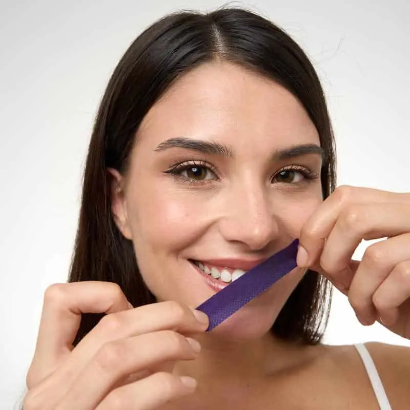 SEAGRIL™ Purple Teeth Whitening Strips 7/21 Treatments Peroxide-Free Enamel Safe No Tooth Sensitivity