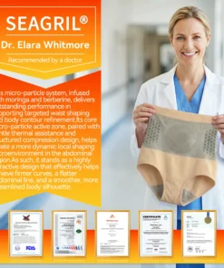 SEAGRIL® 𝐌𝐨𝐫𝐢𝐧𝐠𝐚 & 𝐁𝐞𝐫𝐛𝐞𝐫𝐢𝐧𝐞 𝟒-𝐈𝐧-𝟏 𝐌𝐢𝐜𝐫𝐨-𝐏𝐚𝐫𝐭𝐢𝐜𝐥𝐞 𝐒𝐜𝐮𝐥𝐩𝐭𝐢𝐧𝐠 & 𝐅𝐚𝐭-𝐁𝐮𝐫𝐧 𝐒𝐡𝐨𝐫𝐭𝐬