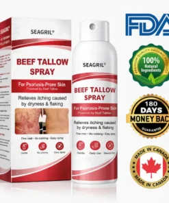 SEAGRIL® Beef Tallow Spray for Itchy, Flaky Psoriasis Skin