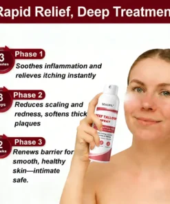 SEAGRIL® Beef Tallow Spray for Itchy, Flaky Psoriasis Skin