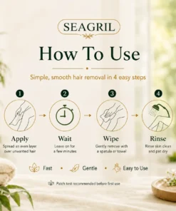 SEAGRIL® Natural Gentle Hair Removal Cream