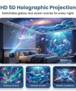 SEAGRIL®360° Smart Holographic Starry Sky Projector