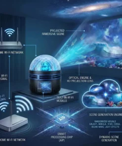 SEAGRIL®360° Smart Holographic Starry Sky Projector