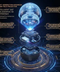 SEAGRIL®360° Smart Holographic Starry Sky Projector