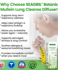 SEAGRIL® Botanical Mullein Lung Cleanse Diffuser